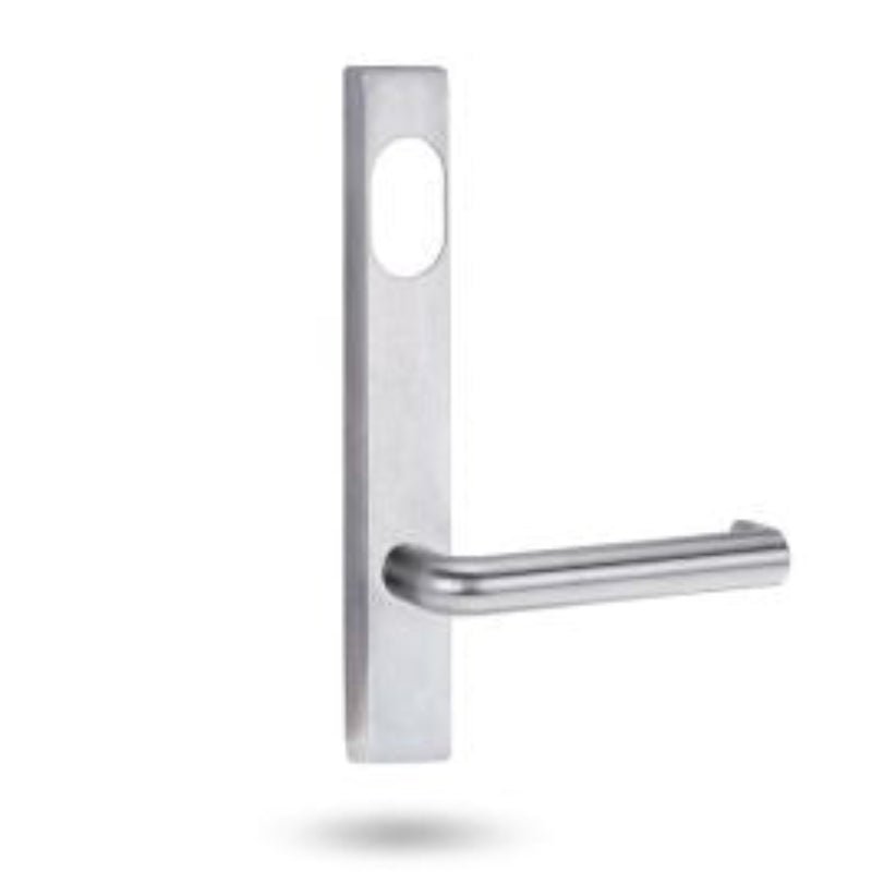 Lockwood 4614 Square End Plate With Privacy Indicating Emergency Turn & 115 Lever Satin Chrome 4614/115SC - primehardware