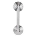 Lockwood 1360 Series B3 Pull Handle on Internal Blank Round Rose Polished Brass 1363/B3PB - primehardware