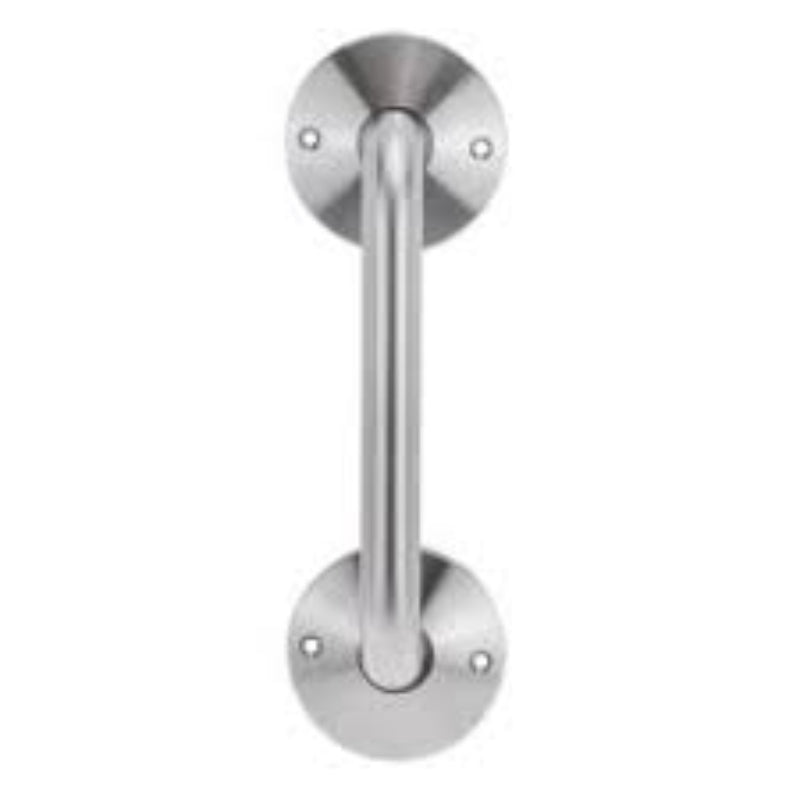 Lockwood 1360 Series B3 Pull Handle on Internal Blank Round Rose Polished Brass 1363/B3PB