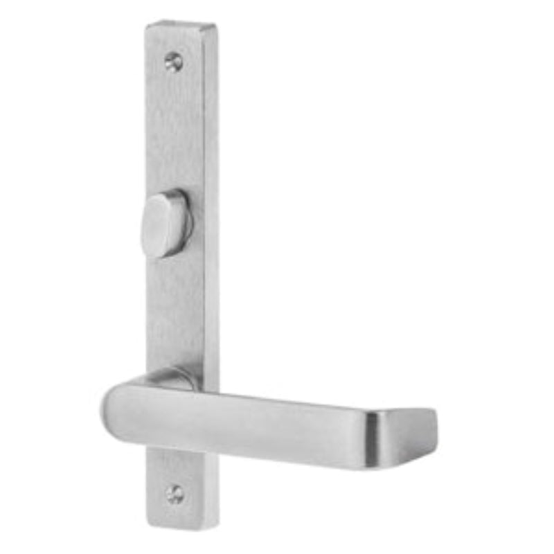 Lockwood 4614 Square End Plate With Privacy Indicating Emergency Turn & 59 Lever Satin Chrome 4614/59SC - primehardware