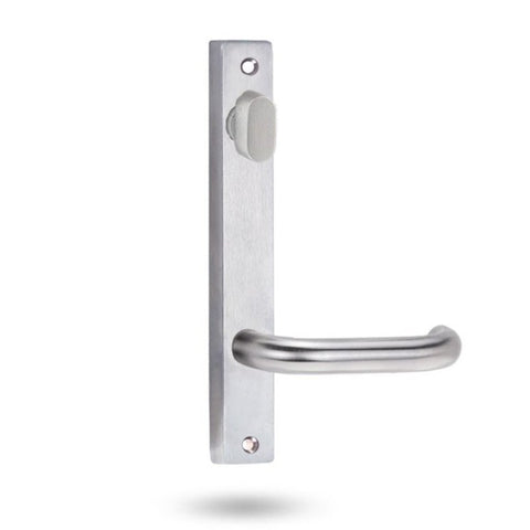 Lockwood 4614 Square End Plate With Privacy Indicating Emergency Turn & 70 Lever Satin Chrome 4614/70SC - primehardware