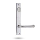 Lockwood 4614 Square End Plate With Privacy Indicating Emergency Turn & 70 Lever Satin Chrome 4614/70SC - primehardware