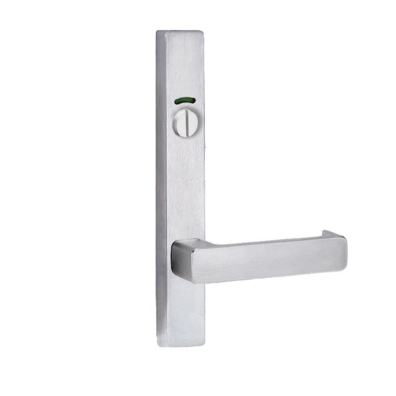 Lockwood 4614 Square End Plate With Privacy Indicating Emergency Turn & 76 Lever Polyester Powdercoat 4614/76PC - primehardware