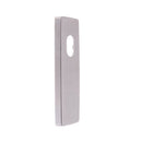 Lockwood 1800 Square End Plate With Cylinder Hole Dual Plated Satin Chrome 1800DSC - primehardware