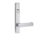 Lockwood 4614 Square End Plate With Privacy Indicating Emergency Turn & 76 Lever Satin Chrome 4614/76SC - primehardware