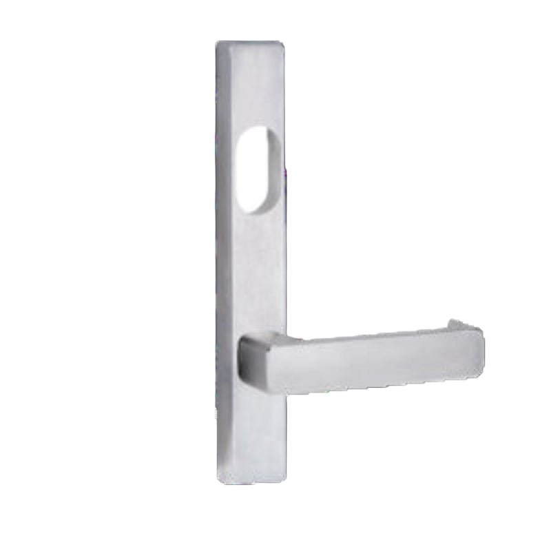 Lockwood 4620 Square End Plate With Cylinder Hole & LED & 70 Lever Satin Chrome 4620/70SC - primehardware