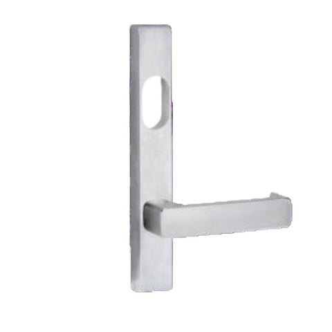 Lockwood 4620 Square End Plate With Cylinder Hole & LED & 70 Lever Satin Chrome 4620/70SC - primehardware