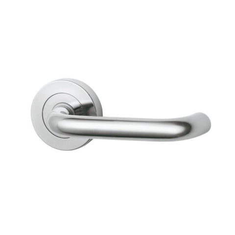 Lockwood Symphony 115 Lever On Round Rose Full Set Chrome Plate 1220/1221/115CP - primehardware