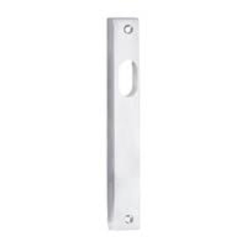 Lockwood 4700 Square End Plate With Cylinder Hole Chrome Plate 4700CP - primehardware