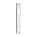 Lockwood 4700 Square End Plate With Cylinder Hole Chrome Plate 4700CP - primehardware