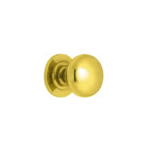 Superior Brass Cupboard Knob Pull Polished Brass PVD Anti-Tarnish Brass 35mm