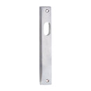 Lockwood 4700 Square End Plate With Cylinder Hole Satin Chrome 4700SC - primehardware