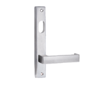 Lockwood 4701 Square End Plate With Cylinder Hole & 111 Lever Satin Chrome 4701/111SC - primehardware