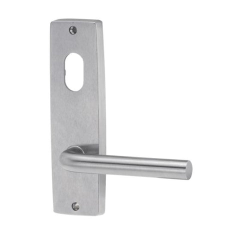 Lockwood 1901 Square End Plate With Cylinder & 97 Lever Satin Chrome 1901/97SC - primehardware
