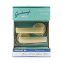 Gainsborough Neue Aurora Privacy Lever Set Satin Brass