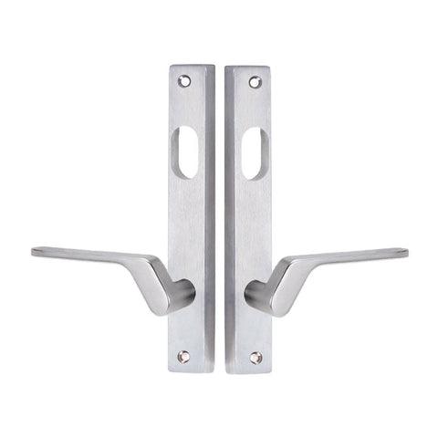 Lockwood 4701 Square End Plate With Cylinder Hole & 59 Lever Architectural Bronze Unlacquered 4701/59AU - primehardware