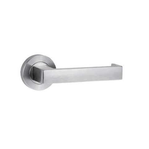 Lockwood Symphony 111 Lever On Round Rose Full Set Polyester Powdercoat 1220/1221/111PC - primehardware