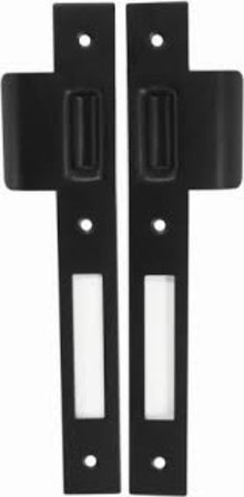AUSTYLE LH/RH Lipped Striker & Face Plate Polished Brass Compatible with x9311 Escape 19824