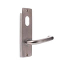 Lockwood 1908 Square End Plate With Cylinder & Fixed 70 Lever Satin Brass 1908/70SB - primehardware
