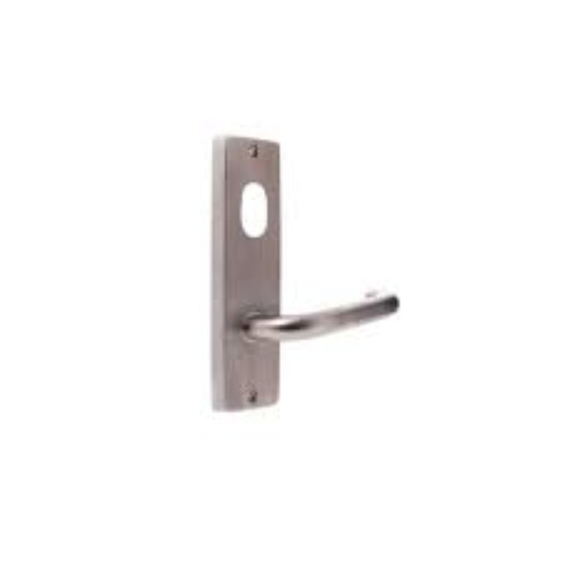 Lockwood 1901 Square End Plate with Cylinder Hole & 45 Degree Angled 70 Lever Satin Chrome 1901/AD70LSC