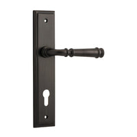 IVER VERONA DOOR LEVER HANDLE ON STEPPED BACKPLATE - CUSTOMISE TO YOUR NEEDS