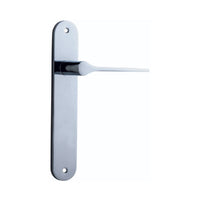 IVER COMO DOOR LEVER HANDLE ON OVAL BACKPLATE - CUSTOMISE TO YOUR NEEDS