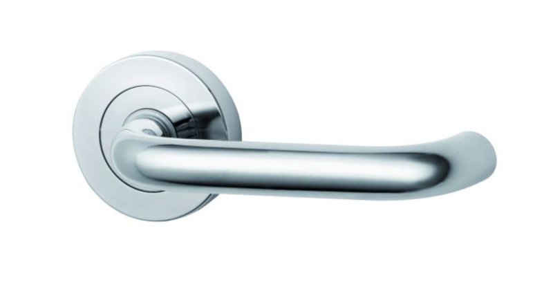 Lockwood Symphony 70 Lever On Ext Round Rose Half Set Polished Brass 1220/70PB - primehardware