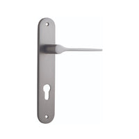 IVER COMO DOOR LEVER HANDLE ON OVAL BACKPLATE - CUSTOMISE TO YOUR NEEDS