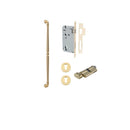 IVER Sarlat Door Pull Handle | 600mm Entrance Kit (Key/Thumb) - Polished Brass