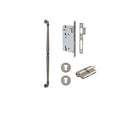 IVER Sarlat Door Pull Handle | 600mm Entrance Kit (Key/Key) - Distressed Nickel