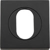 Iver Oval Escutcheon Square Concealed Fix Pair - primehardware
