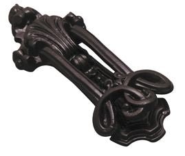 Superior Brass Ornamental Knocker Cast Iron Black 35mm - primehardware
