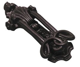Superior Brass Ornamental Knocker Cast Iron Black 35mm