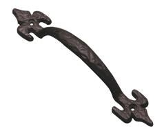 Superior Brass Pull Handle Iron Black 180mm - primehardware