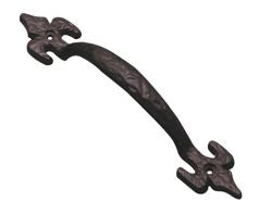 Superior Brass Pull Handle Iron Black 180mm