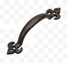 Superior Brass Pull Handle Iron Black Matt Black 125mm