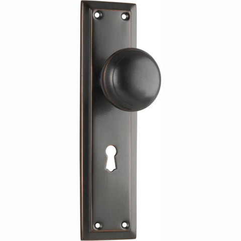 Tradco Richmond Door Knob on Long Backplate - Customise to your needs - primehardware