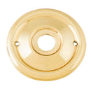 Tradco Milled Edge Mortice Knob Backplate - Available in Various Finishes and Sizes - primehardware