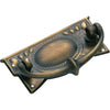 Tradco Edwardian Cabinet Pull Handle Sheet Brass - primehardware