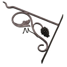 Superior Brass Iron Bracket Grapes Black Matt Black