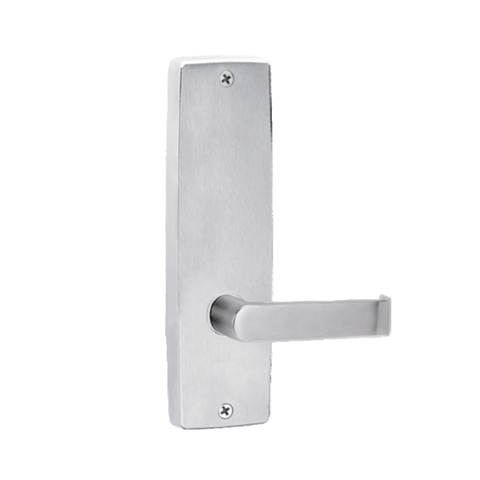 Lockwood 1909 Square End Plate With Fixed 59 Lever Satin Chrome 1909/59SC - primehardware