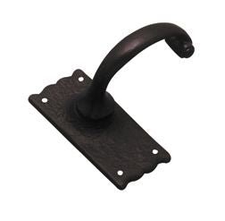 Superior Brass Lever Latch Iron Matt Black 118x55mm ONLY LEVER SET - primehardware