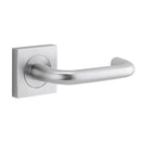 Iver Oslo Square Lever Door Handle On Rose - primehardware