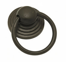 Superior Brass Ring Pull Rnd. Plate Iron Black Matt Black