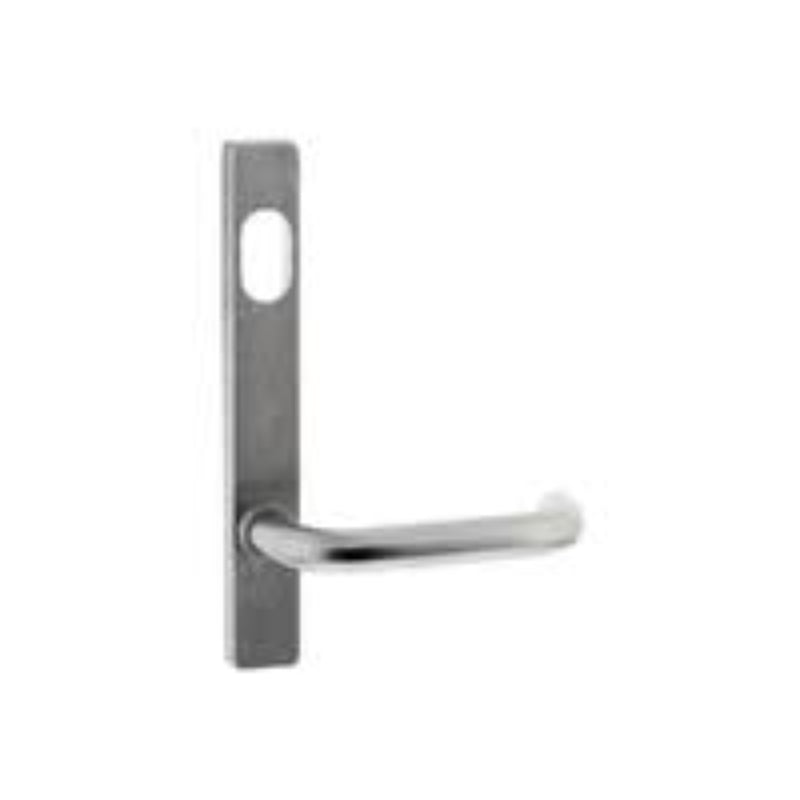 Lockwood 4704 Square End Plate With Turn & 106 Lever Polyester Powdercoat 4704/106PC - primehardware