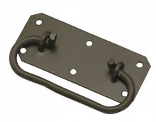 Superior Brass Trunk Handle Iron Black Matt Black 75x35mm