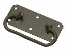Superior Brass Trunk Handle Iron Black Matt Black 125x80mm