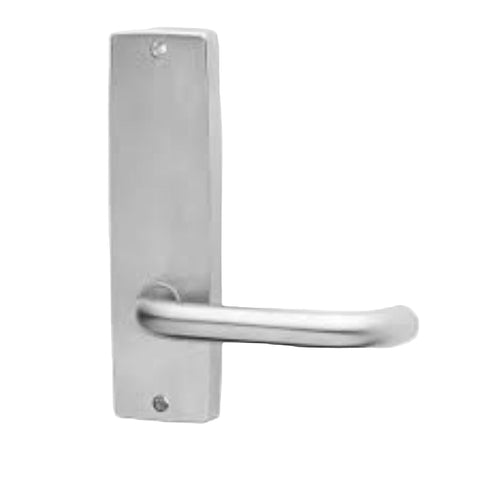 Lockwood 1909 Square End Plate With Fixed 70 Lever Satin Brass 1909/70SB - primehardware