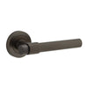 IVER Helsinki Door Lever Handle On Round Rose - primehardware