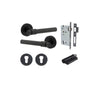 IVER Helsinki Door Lever Handle On Round Rose - primehardware